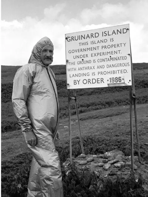 PA Media Malcolm Broster of MOD Chemical Defence Establishment at Porton Down in 1986