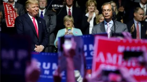 Reuters Donald Trump and Nigel Farage