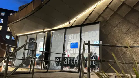 BBC Leicester Royal Infirmary Accident and Emergency department