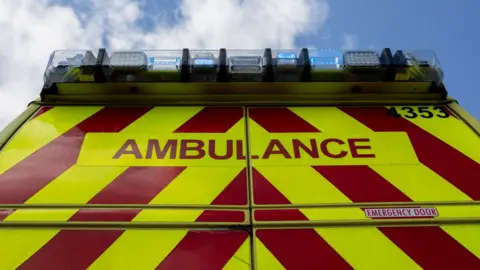 Reuters An ambulance