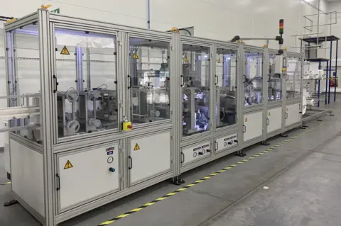 Gateshead Health NHS Trust QE Facilities FFP3 mask making facility