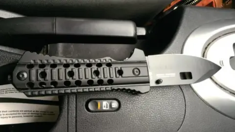 Norfolk Police Image of knife discussed in court