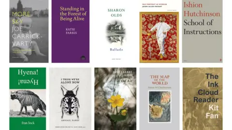 TS Eliot Foundation Composite of shortlisted poetry collections