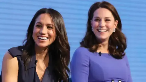 Getty Images Meghan Markle and the Duchess of Cambridge