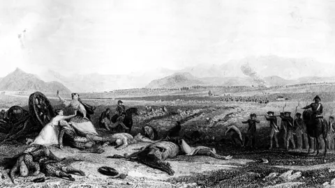 Getty Images Painting depicting the Battle of Culloden