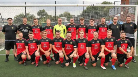 Mac Morgan Ynysddu Welfare team photo