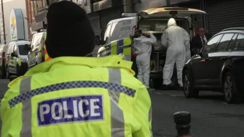 BBC Crime scene in Batley