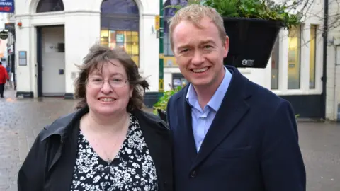 LIBERAL DEMOCRATS Loraine Birchall and Tim Farron