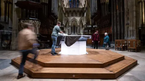 Luke Hughes the octagonal Spire Crossing altar