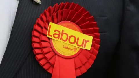 PA Media Labour rosette