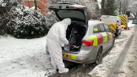 Halam break-in stabbing