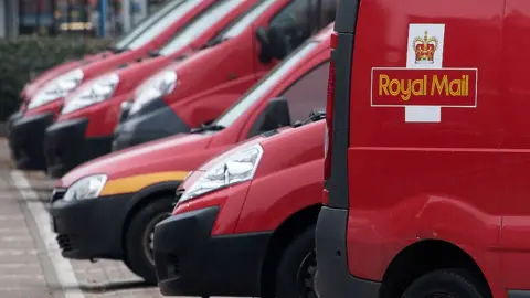 Getty Images Royal Mail vans