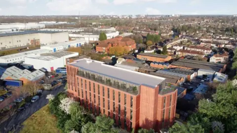 DR2H (Burnsall Road) Limited A 3D visualisation showing how the flats will look