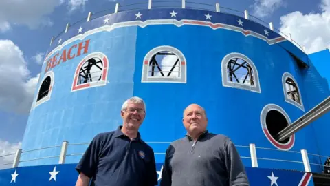 Andrew Turner/BBC John Calden and Albert Jones