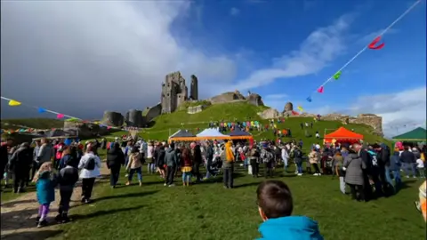 Corfe Castle Holi event