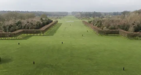 Theo Christelis Antony Gormley's Time Horizon installation at Houghton Hall, Norfolk,