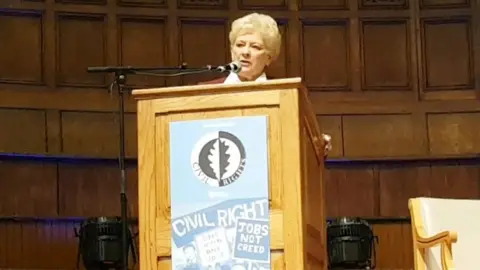 BBC Nuala O'Loan was speaking at an event in Londonderry's Guildhall