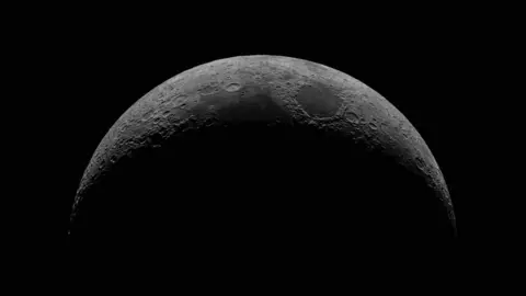 Dan Monk, Kielder Observatory Half moon