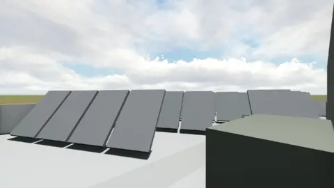 Oberlanders/D&G College Solar panels