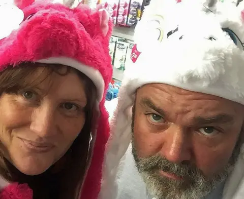 PA Theresa May Scrivener with her partner Steve McDonnell