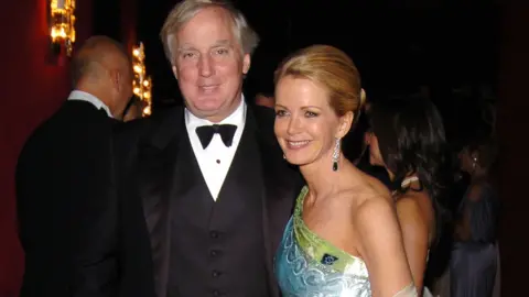 Getty Images Robert Trump with his then wife Blaine in 2005