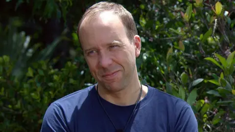 ITV/Shutterstock Matt Hancock on I'm A Celebrity