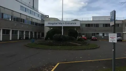 BBC A photo of the hospital