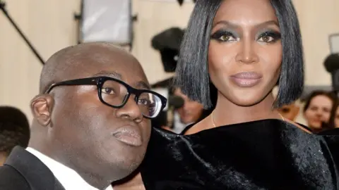 PA Edward Enninful and Naomi Campbell