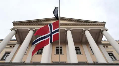 Getty Images A Norway flag flies