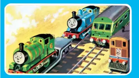 Mattel/HIT Entertainment Thomas, Percy and Toby (and maybe Daisy the diesel)