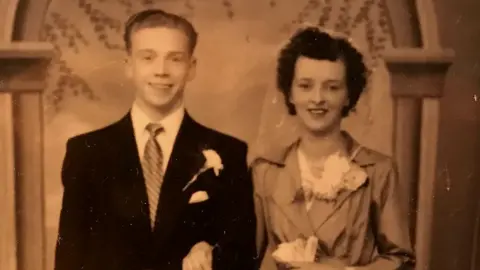 Joyce Davies Henry Brown wedding photo