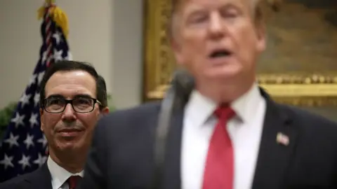 Getty Images Steven Mnuchin says the treasury department is reviewing the tax request