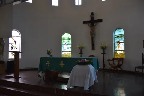 AFP A view of the altar