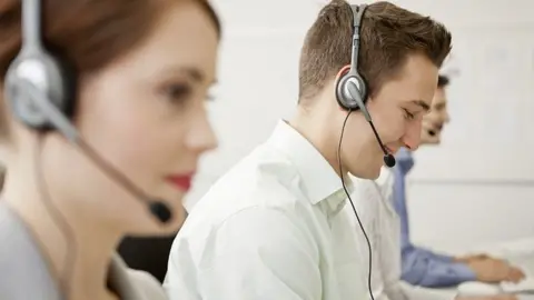 Science Photo Library Call centre workers