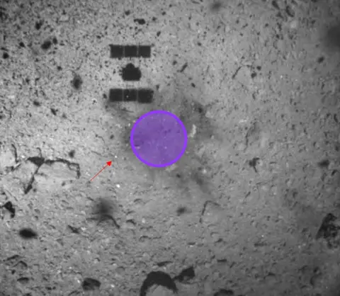 Jaxa et al Hayabusa-2 touchdown site
