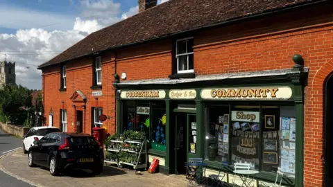 Matt Marvel/BBC Village Community shop in Coddenham.