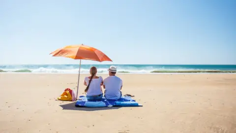 Couple on a beach