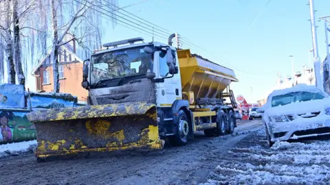 Pacemaker Snow plough in urban setting