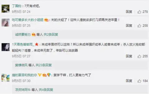 Sina Weibo The new sentences was a popular topic of conversation on Chinese microblog Weibo