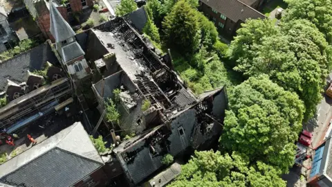 LFRS Drone Ruins to former St Joseph's Orphanage