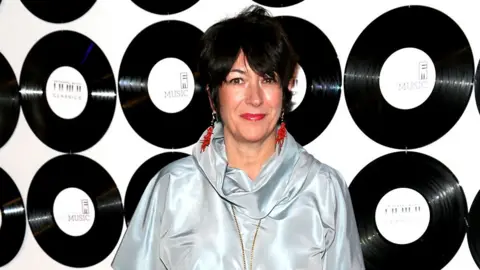 Getty Images Ghislaine Maxwell at a benefit gala in 2014