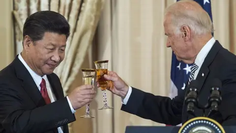 Getty Images Joe Biden and Xi Jinping