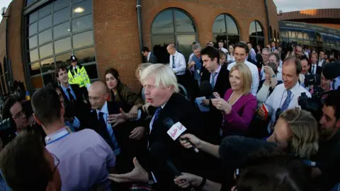 Getty Images Boris Johnson at the 2006 Tory conference