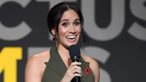 Getty Images The Duchess of Sussex at the Invictus Games 2018