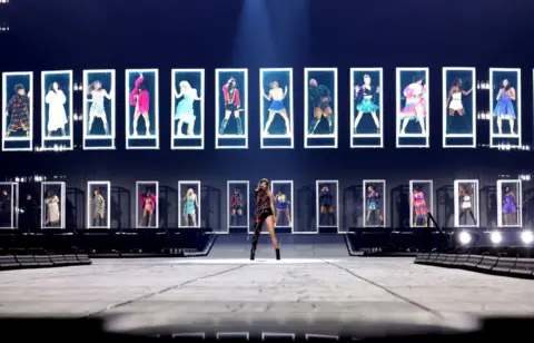 Getty Images Taylor Swift on her Eras tour