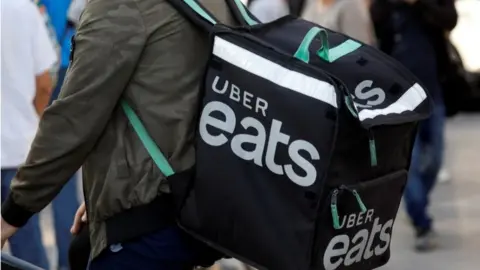 Reuters Uber Eats delivery cyclist