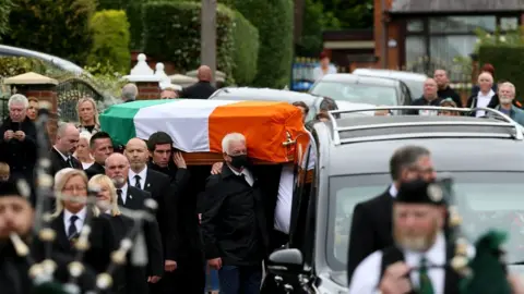 Pacemaker Bobby Storey's funeral in west Belfast