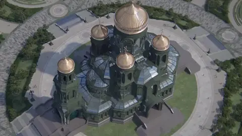 hram.mil.ru Design of Russian army cathedral, 2018