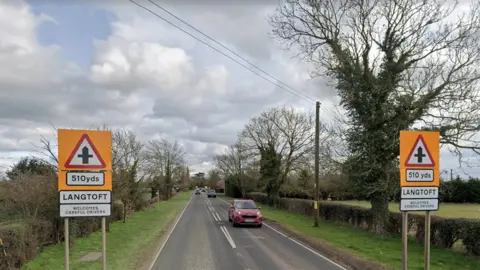 Google Langtoft sign