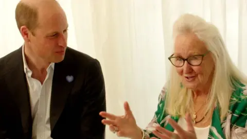 BBC Prince William and Aneira Thomas